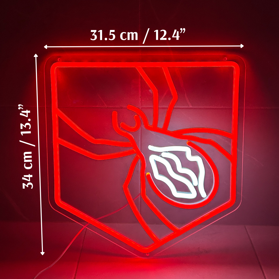 Pack-A-Poster™ Dimmable Widow's Wine LED Sign