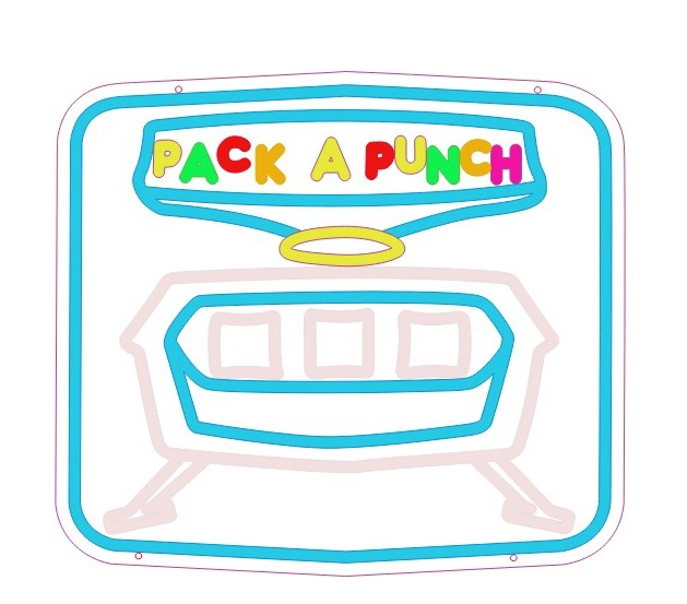 Pack-A-Poster™ Dimmable Pack-A-Punch LED Sign