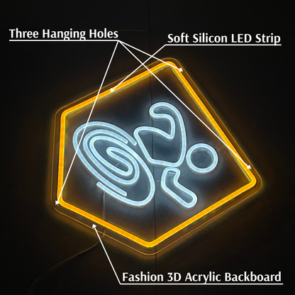 Pack-A-Poster™ Dimmable Stamin-Up LED Sign