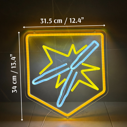 Pack-A-Poster™ Dimmable Double Tap 2.0 LED Sign