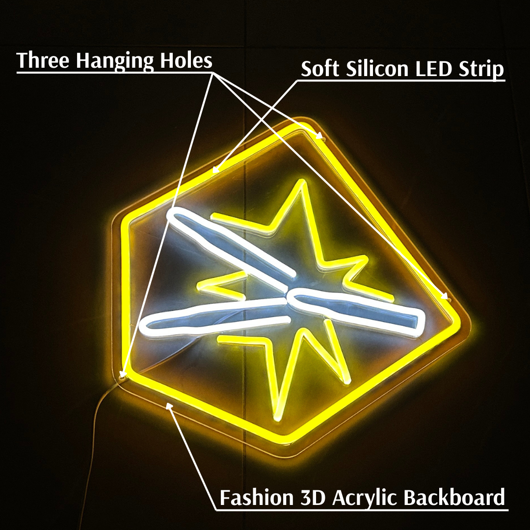 Pack-A-Poster™ Dimmable Double Tap 2.0 LED Sign