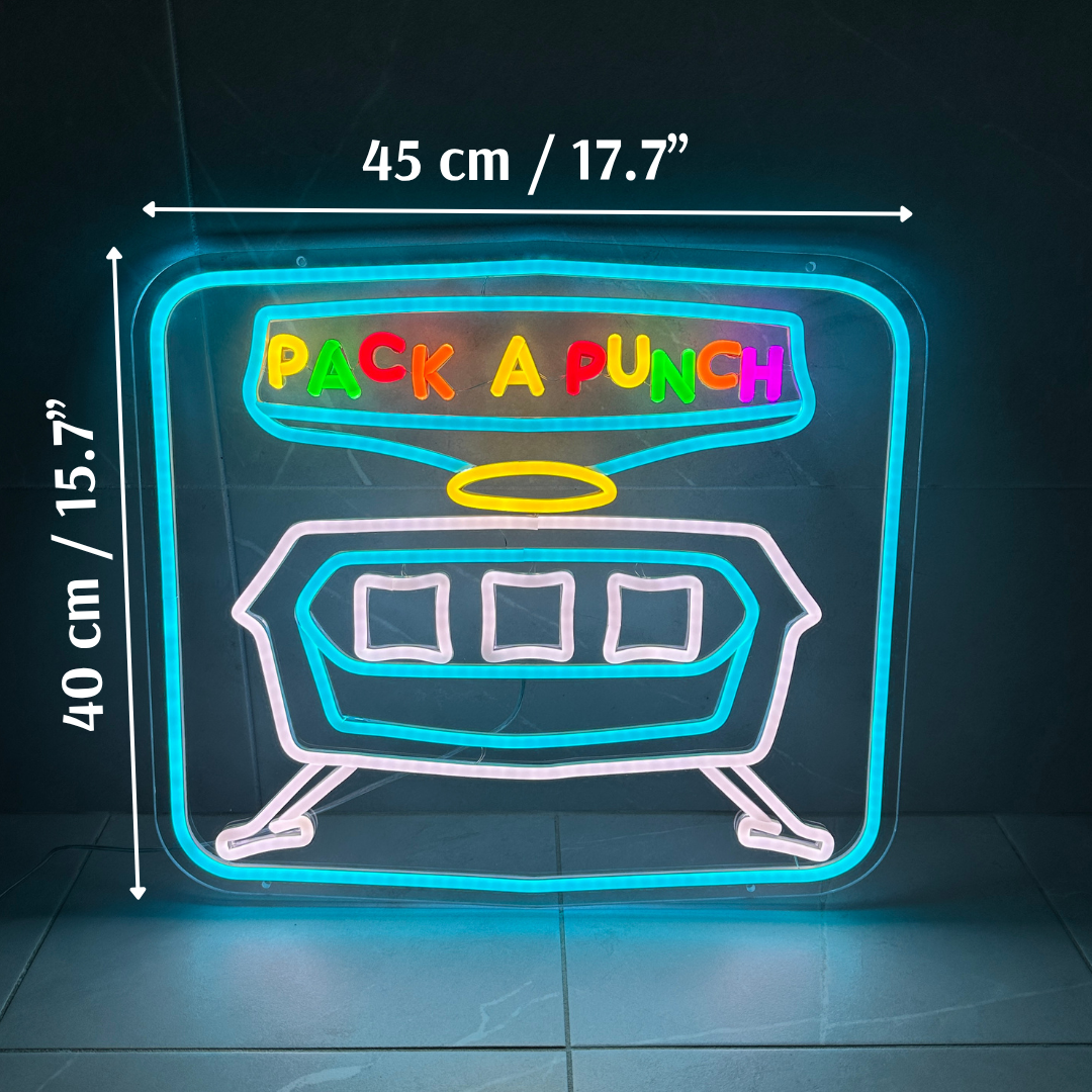 Pack-A-Poster™ Pack-A-Punch LED Sign