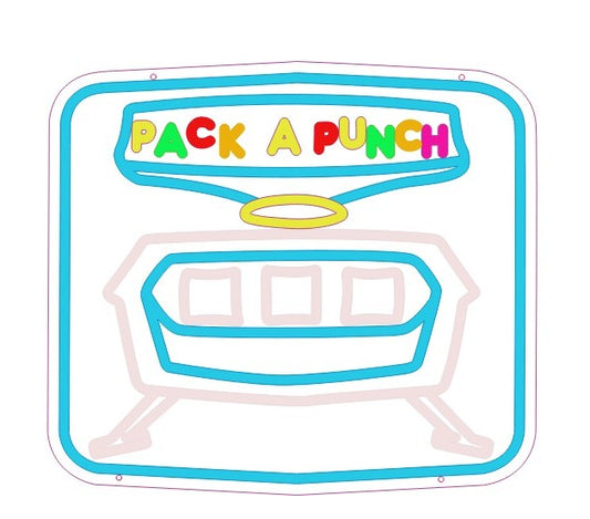 Pack-A-Poster™ Dimmable Pack-A-Punch LED Sign