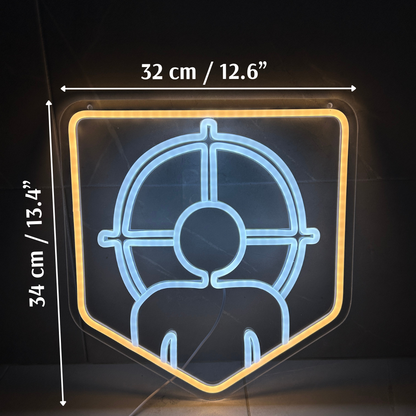 Pack-A-Poster™ Dimmable Deadshot Daiquiri LED Sign