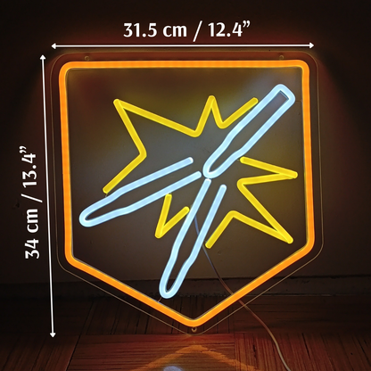 Pack-A-Poster™ Dimmable Double Tap 2.0 LED Sign