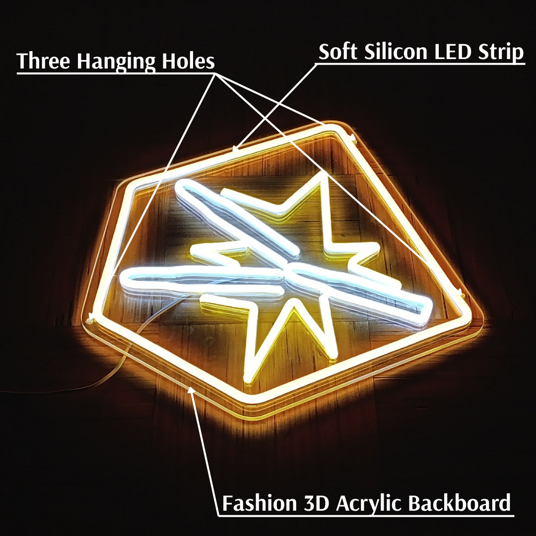 Pack-A-Poster™ Dimmable Double Tap 2.0 LED Sign