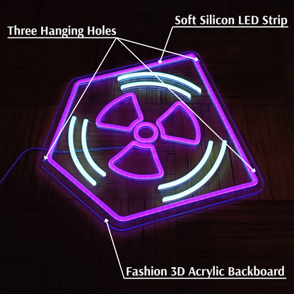 Pack-A-Poster™ Dimmable PHD Flopper LED Sign