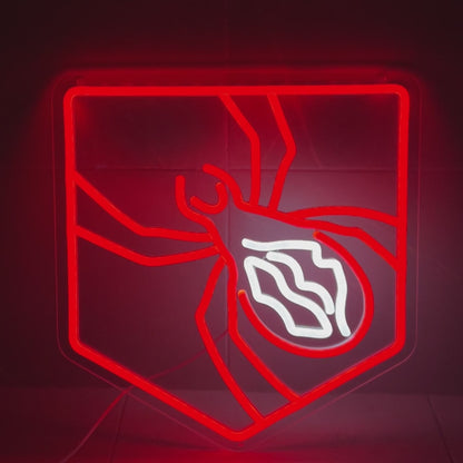 Pack-A-Poster™ Dimmable Widow's Wine LED Sign