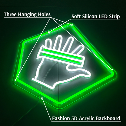 Pack-A-Poster™ Dimmable Speed Cola LED Sign