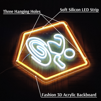 Pack-A-Poster™ Dimmable Stamin-Up LED Sign